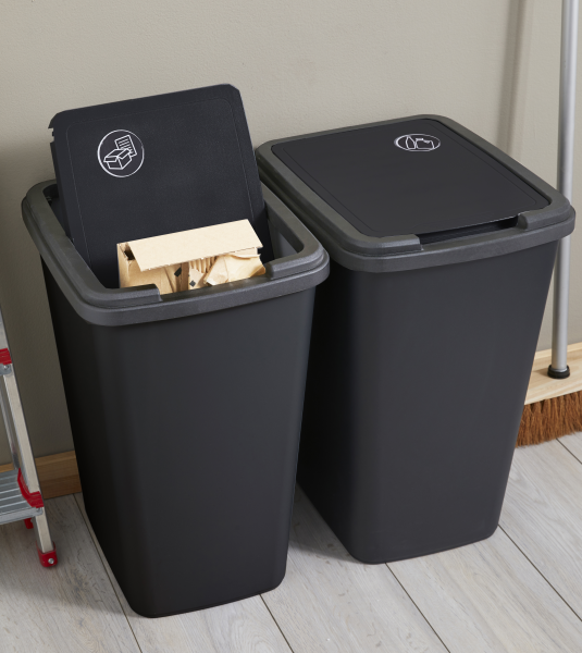 Poubelle de tri GREEN BIN 50L L.39xl.33xH.54,5cm - Zoom2